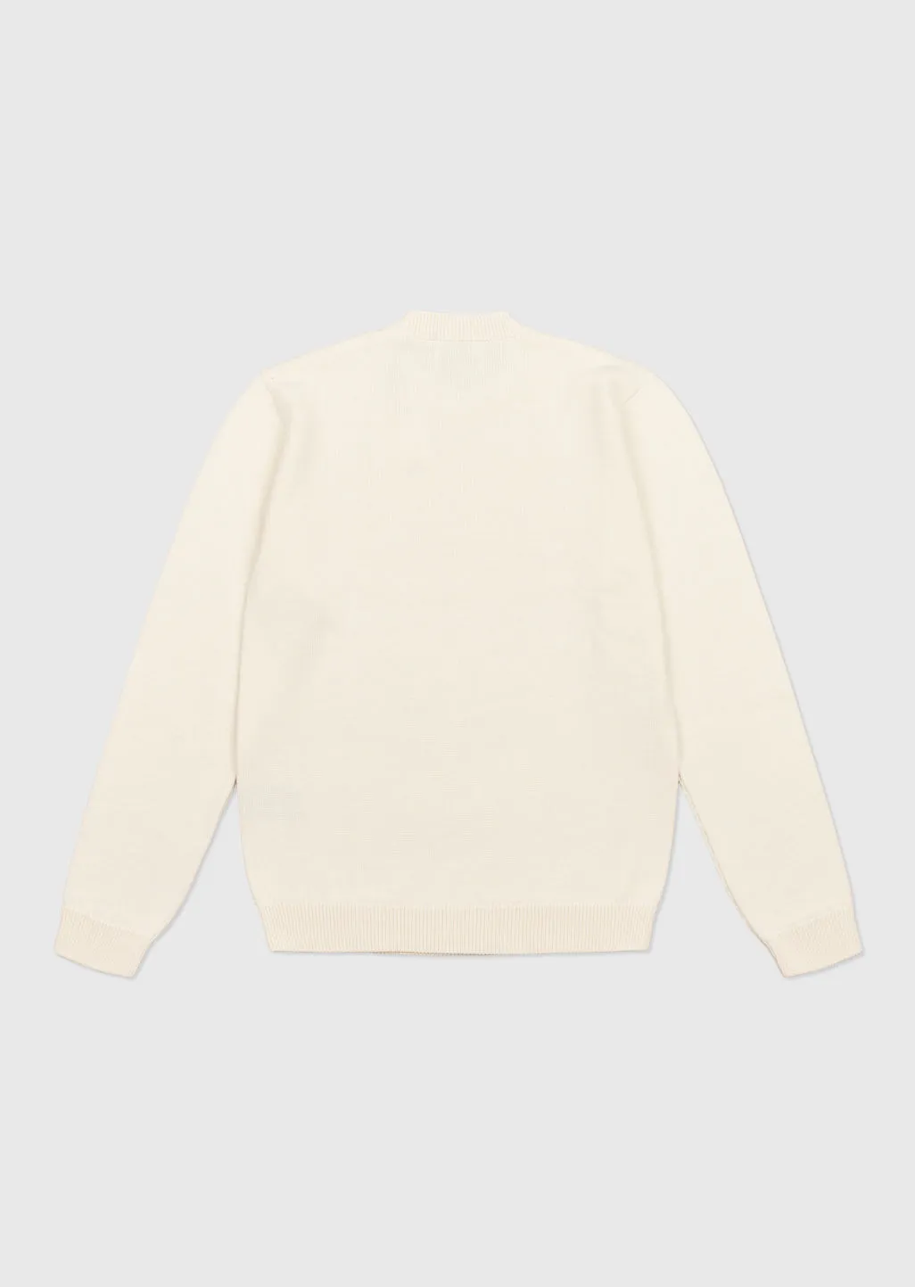Daily Crew Knit in Ecru sold by Albam Clothing product image thumbnail 2