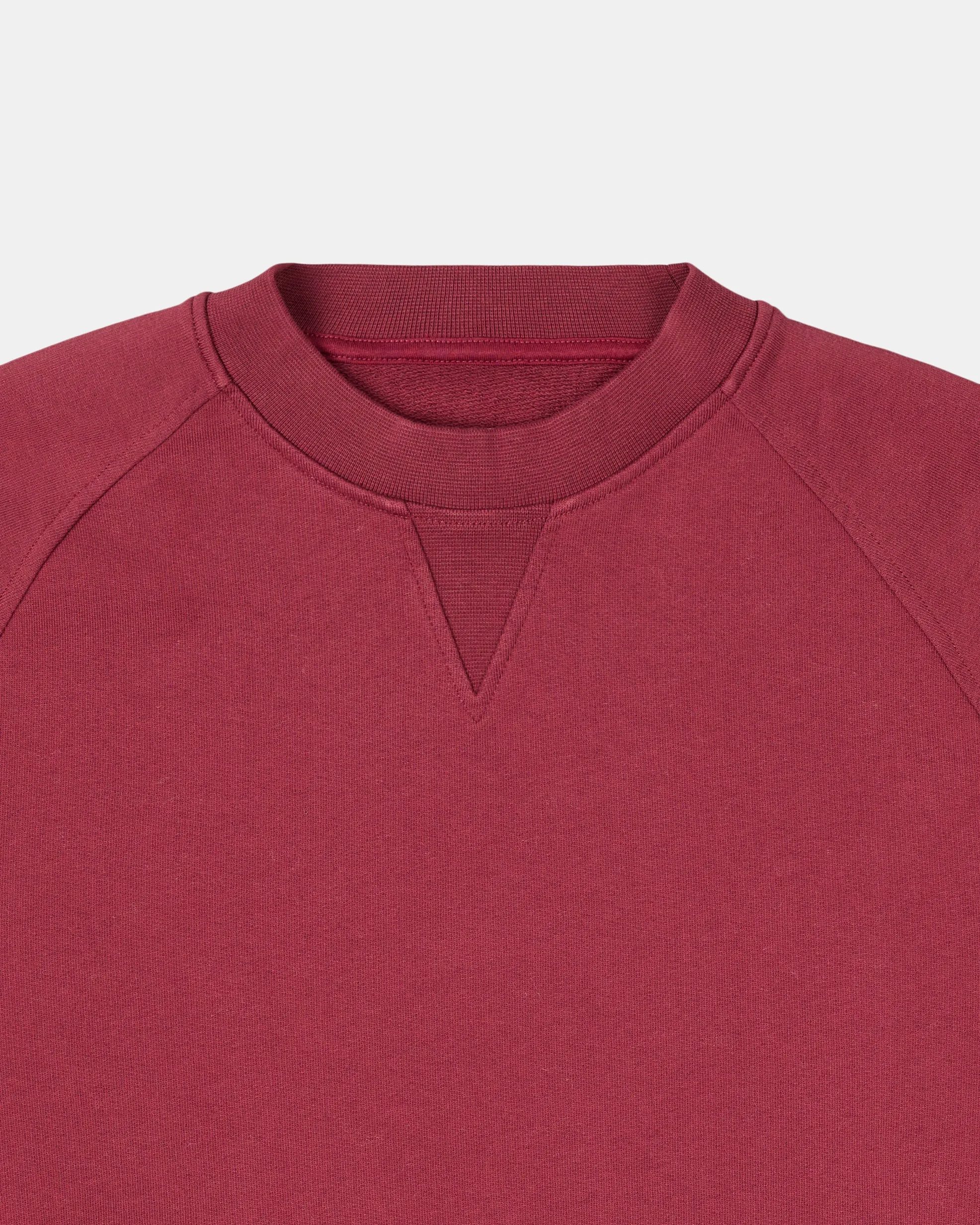 Avon Sweatshirt in Deep Claret sold by Albam Clothing product image thumbnail 4