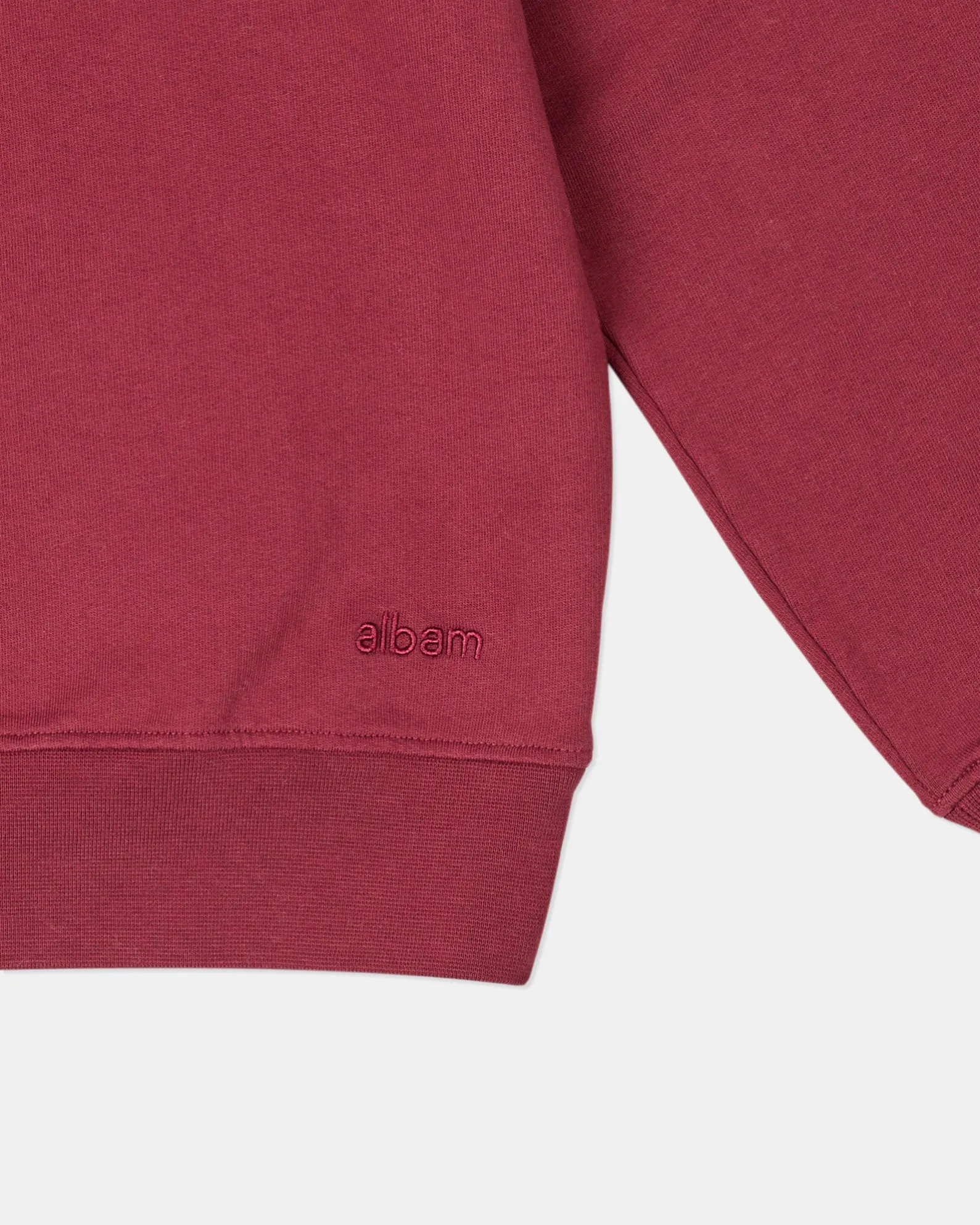 Avon Sweatshirt in Deep Claret sold by Albam Clothing product image thumbnail 5