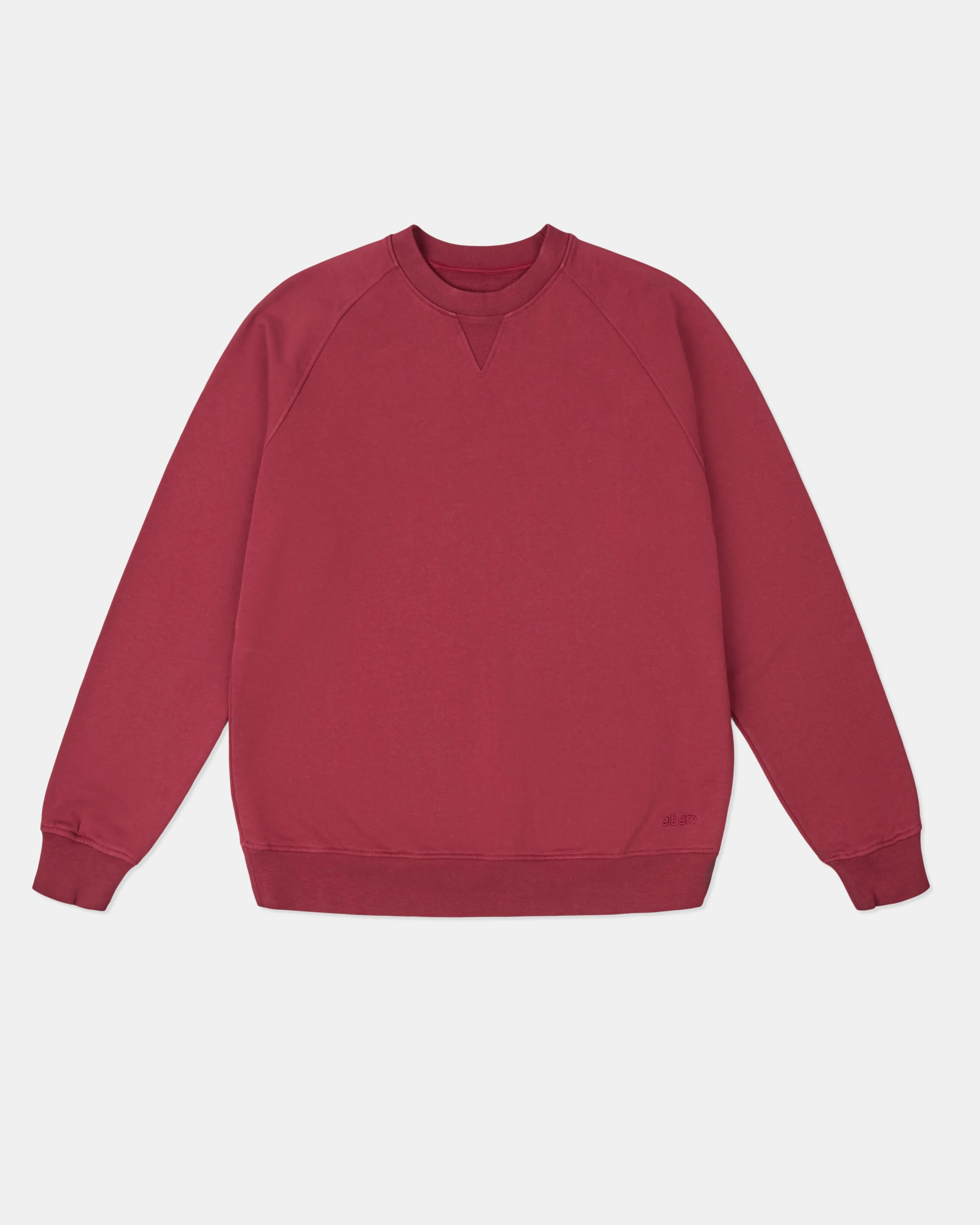 Avon Sweatshirt in Deep Claret sold by Albam Clothing