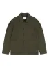 Twill Work Shirt in Green sold by Albam Clothing