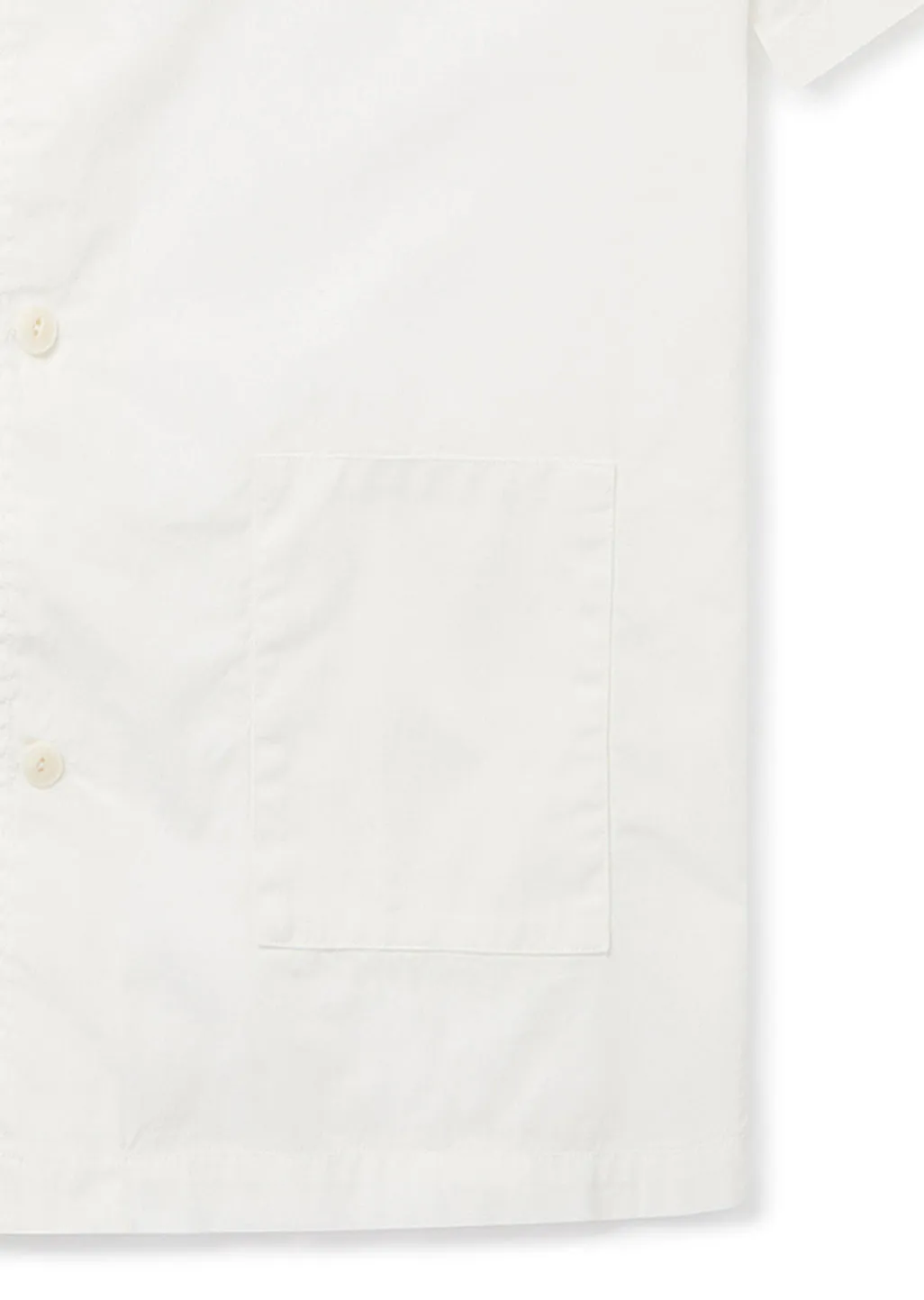 Patchwork SS Shirt in Off-White sold by Albam Clothing product image thumbnail 4