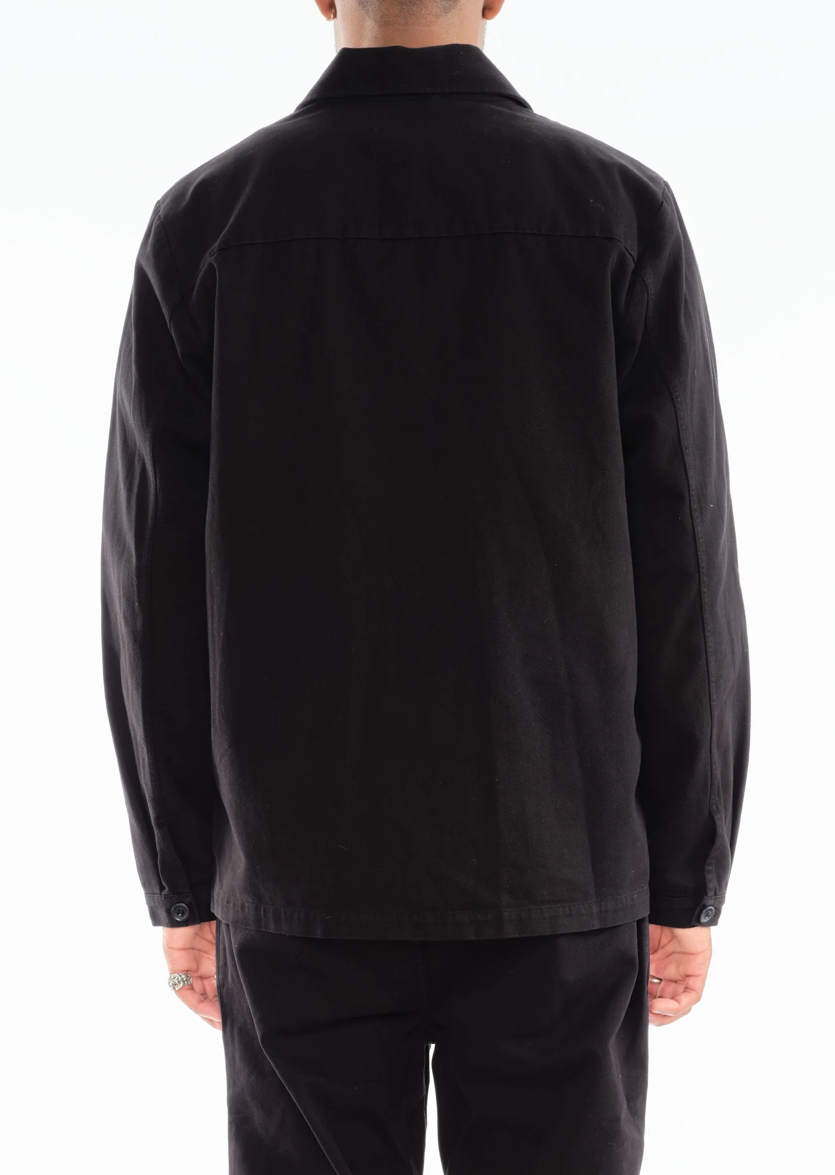 Twill Work Shirt in Black sold by Albam Clothing product image thumbnail 4
