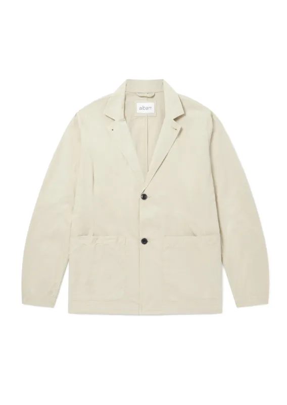 Poplin Unlined Blazer in Eucalyptus sold by Albam Clothing