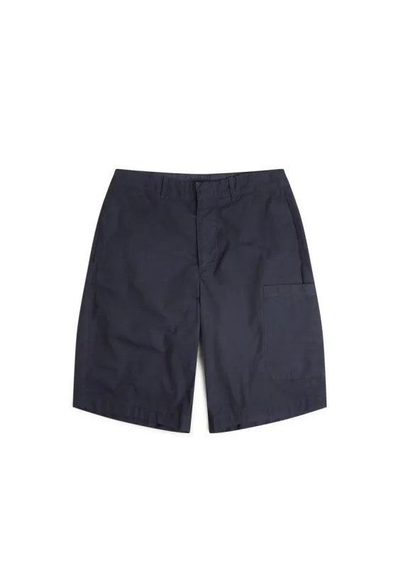 Havana Patch Pocket Short in Navy sold by Albam Clothing