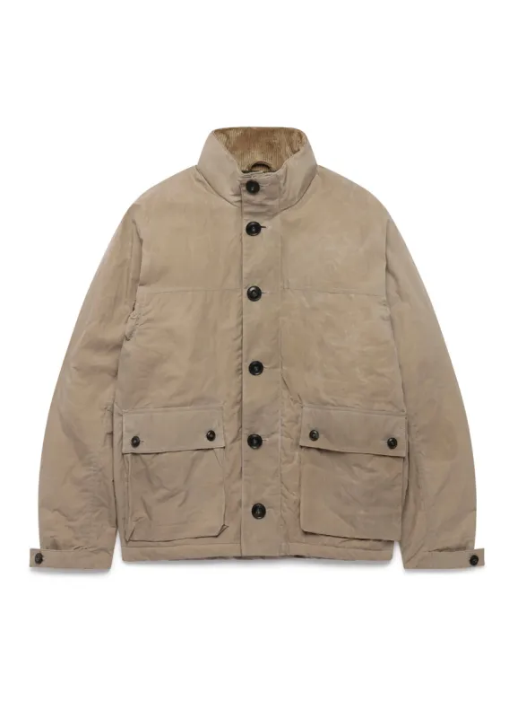 Quilt Lined Parka in Sand sold by Albam Clothing
