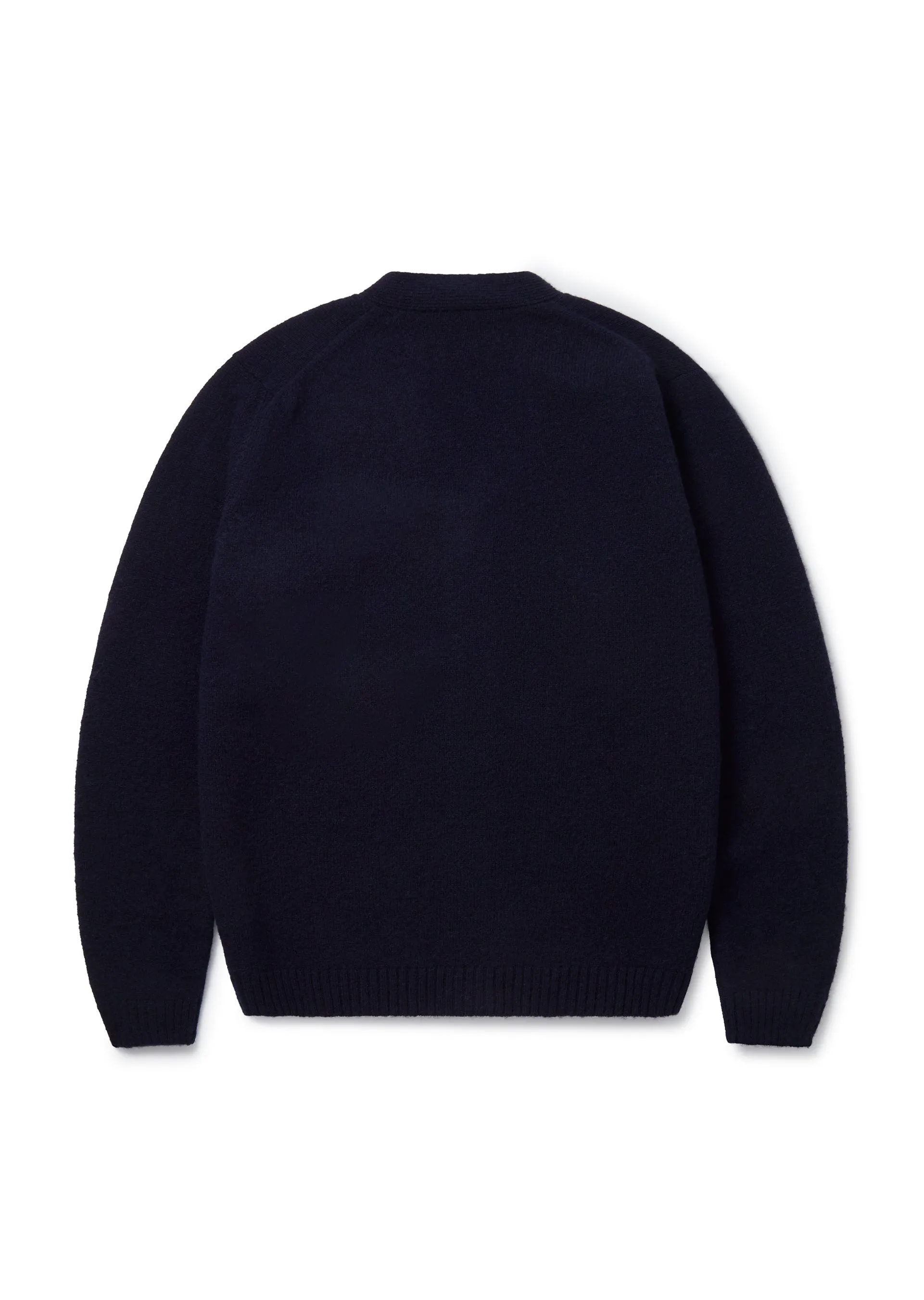Boiled Wool Cardigan in Navy sold by Albam Clothing product image thumbnail 2