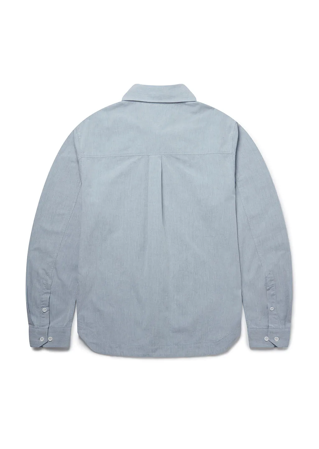 Button Tab Placket Ls Shirt in Navy sold by Albam Clothing product image thumbnail 2