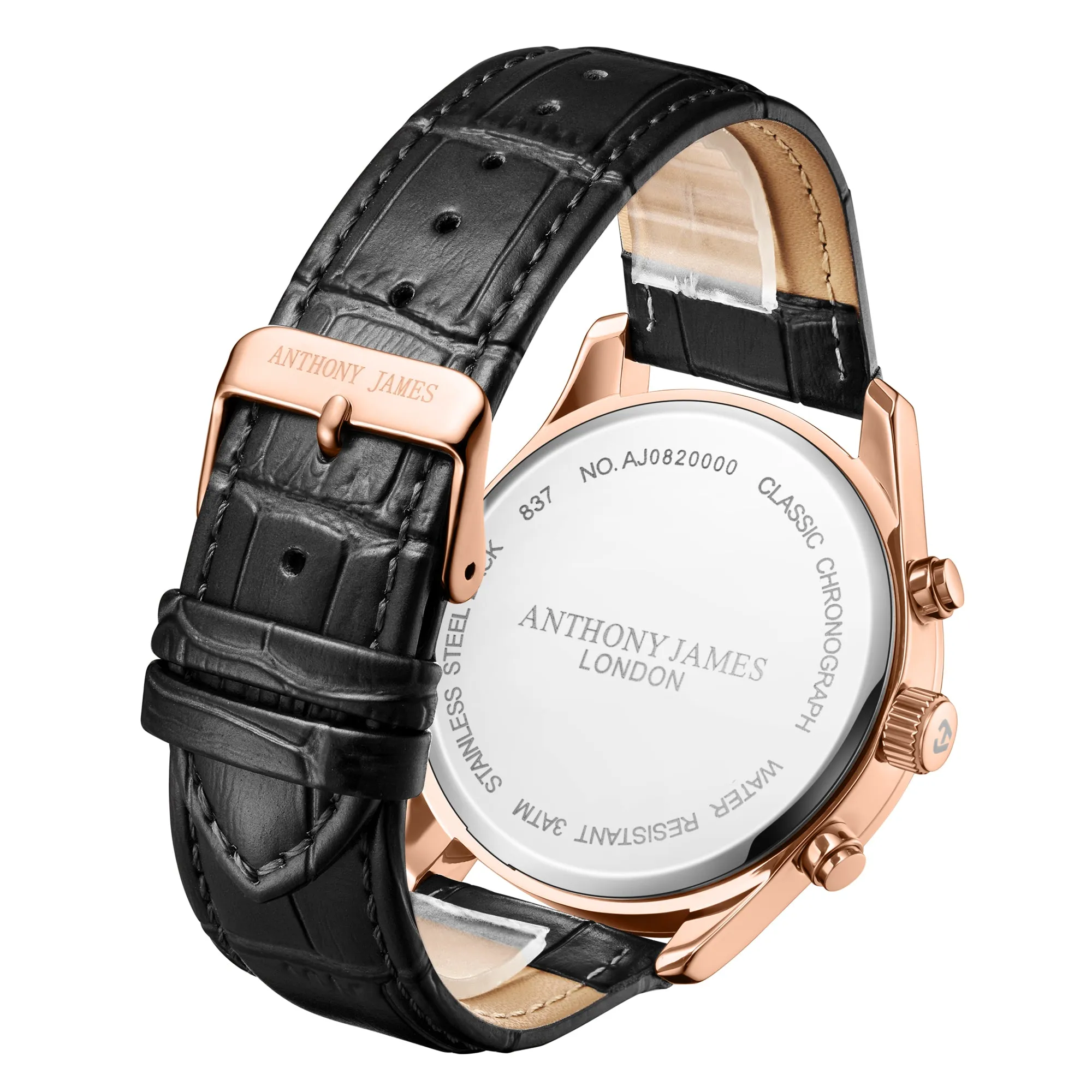 Classic Chronograph Rose White sold by Anthony James product image thumbnail 3