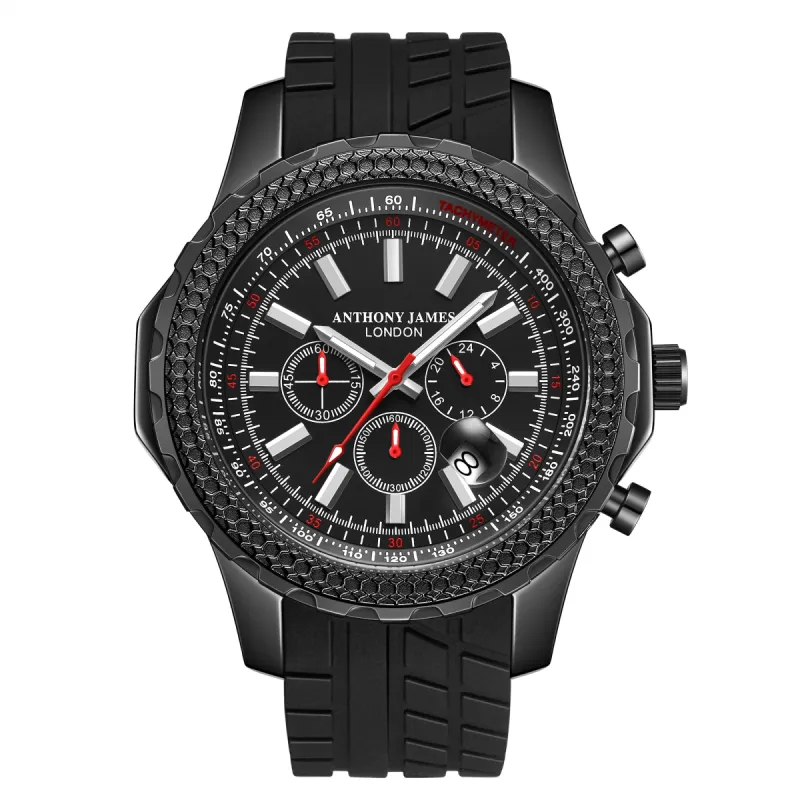 Chronograph Dashboard Black sold by Anthony James
