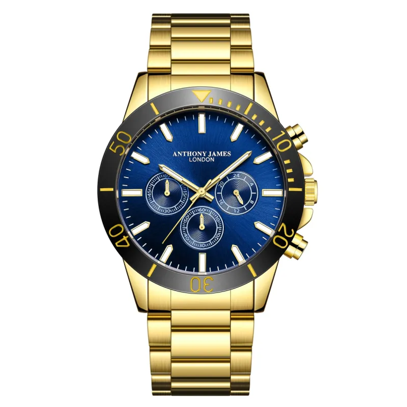 Hand Assembled Chronometric Gold sold by Anthony James