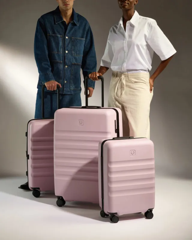 Large Carry-on Luggage Set in Moorland Pink - Icon Stripe sold by Antler