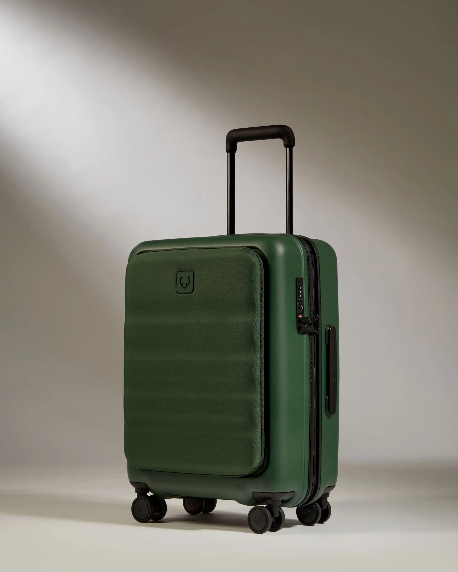 Carry-on with Pocket Luggage in Antler Green - Icon Stripe sold by Antler
