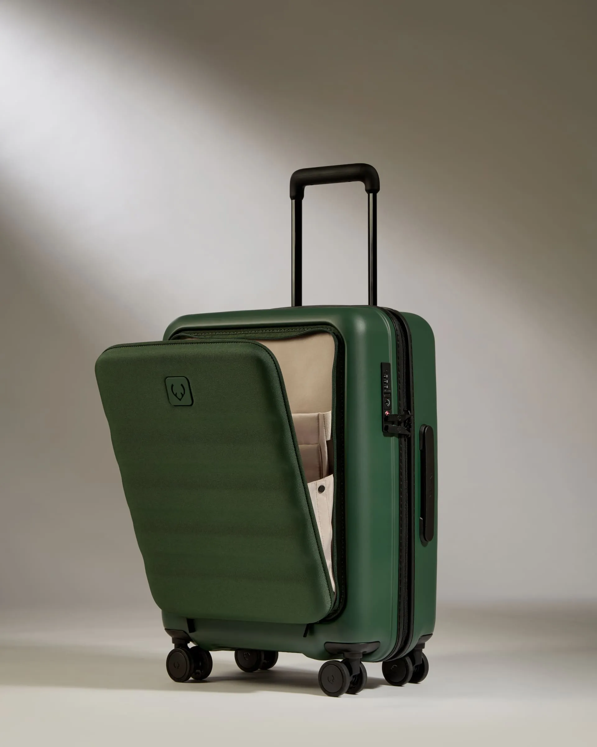 Carry-on with Pocket Luggage in Antler Green - Icon Stripe sold by Antler product image thumbnail 3