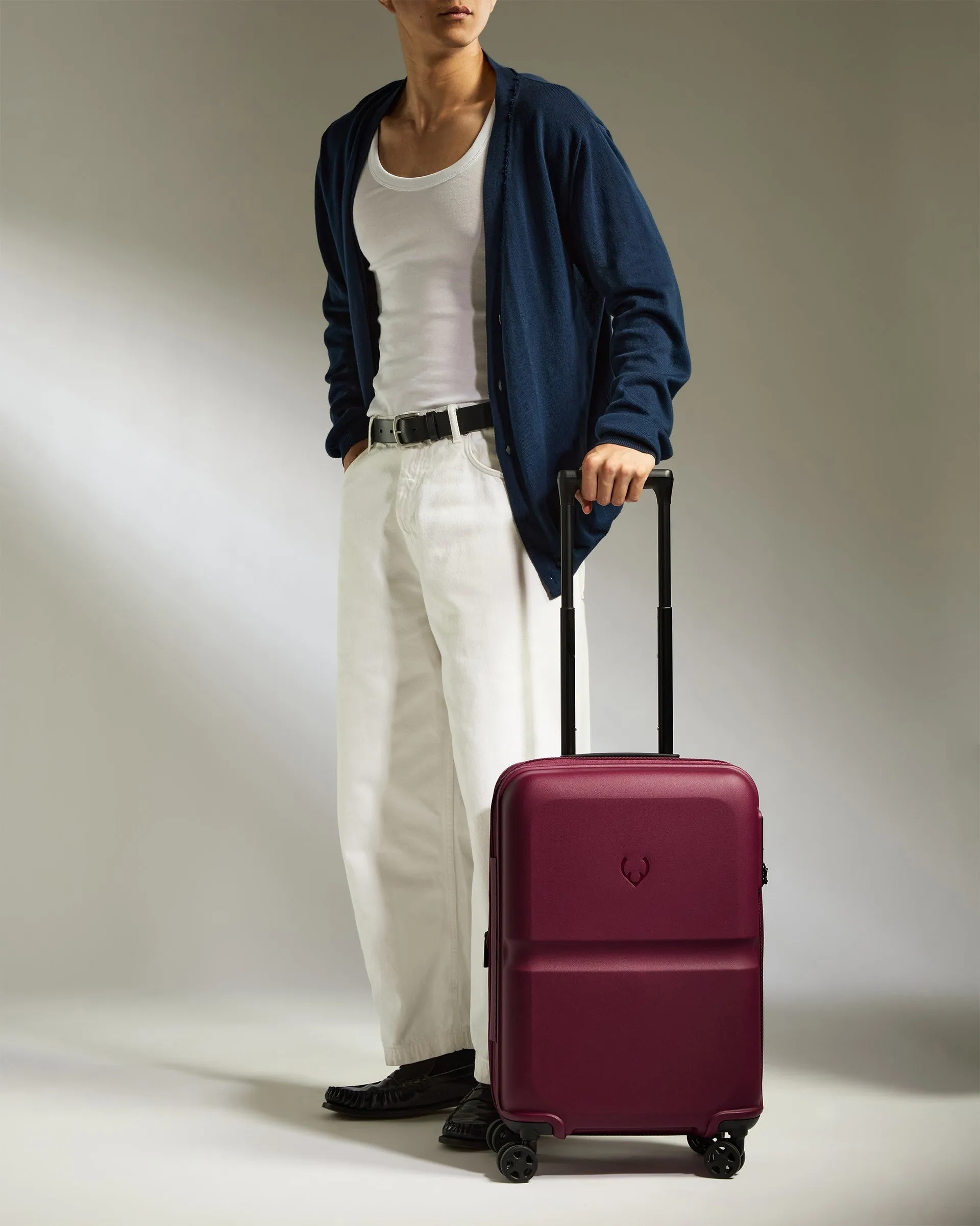 Expandable Carry-on Luggage in Heather Purple - Single Stripe sold by Antler product image thumbnail 2