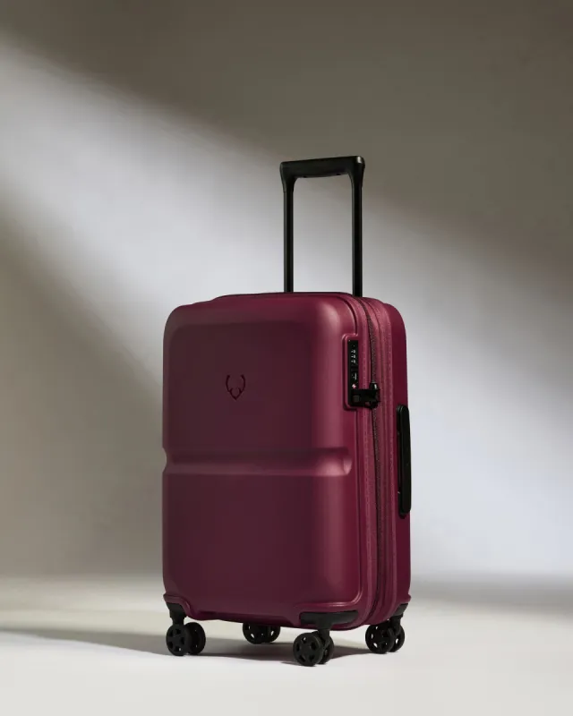 Expandable Carry-on Luggage in Heather Purple - Single Stripe sold by Antler