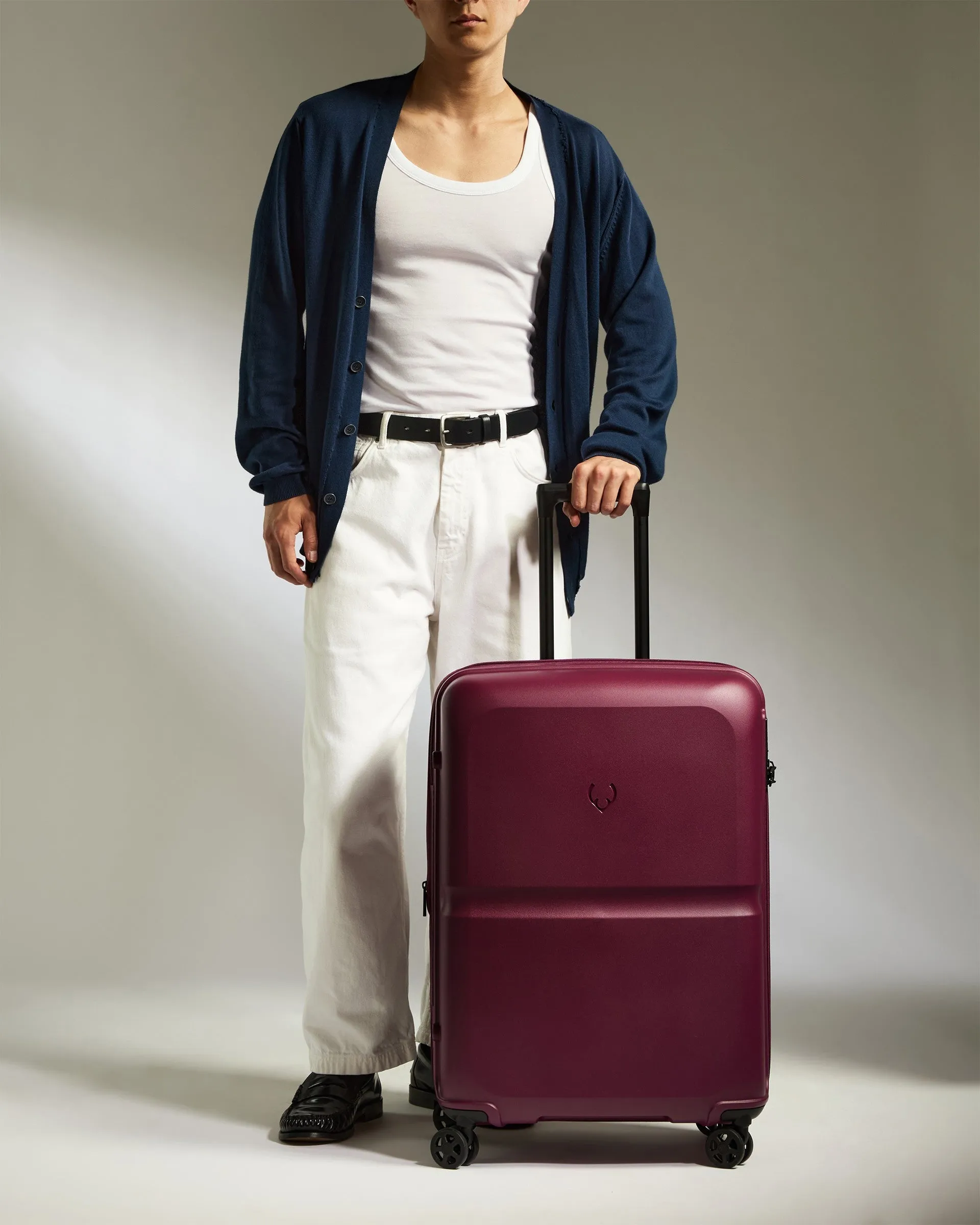 Medium Luggage in Heather Purple - Single Stripe sold by Antler product image thumbnail 2