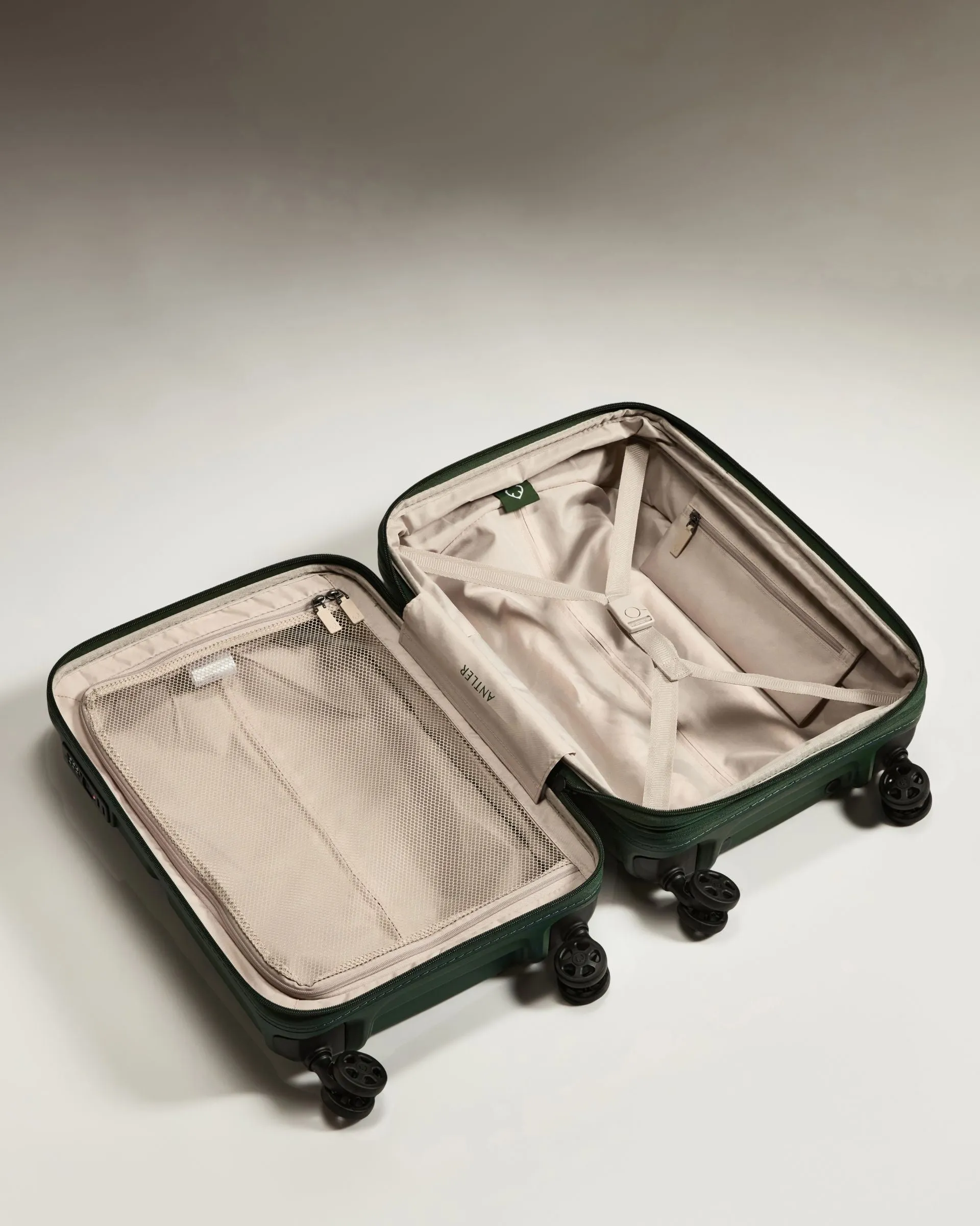 Expandable Carry-on Luggage in Antler Green - Single Stripe sold by Antler product image thumbnail 3