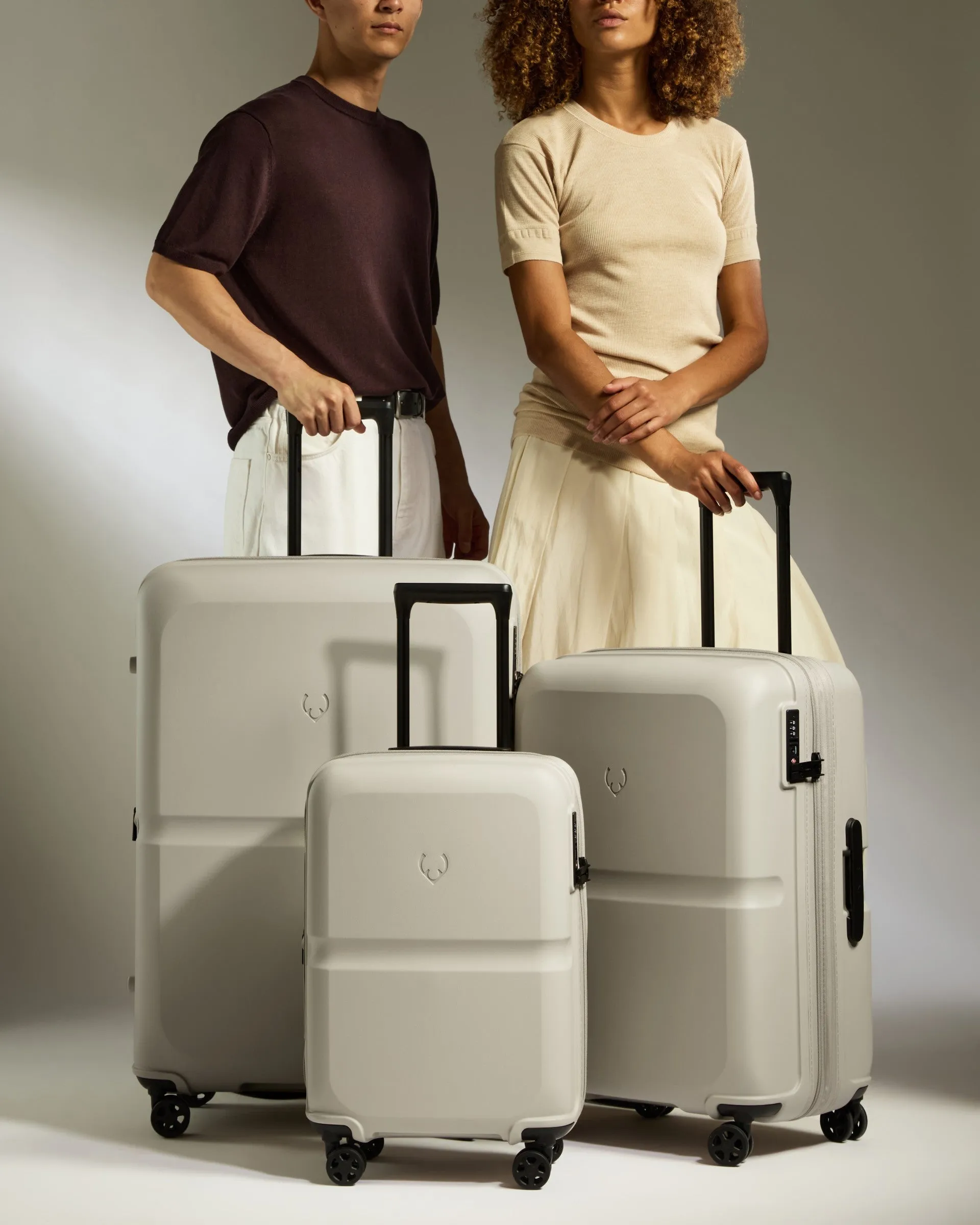 Expandable Carry-on Luggage Set in Taupe - Single Stripe sold by Antler product image thumbnail 2