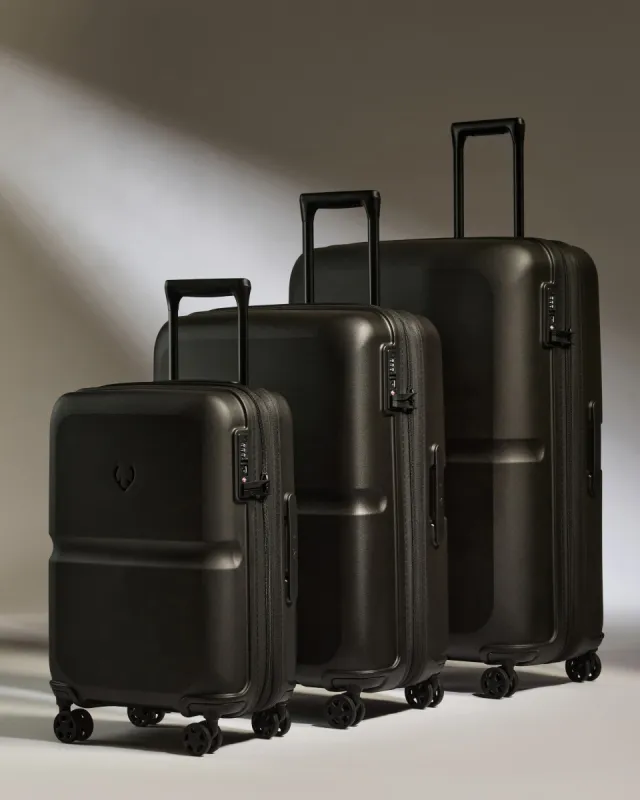 Expandable Carry-on Luggage Set in Black - Single Stripe sold by Antler