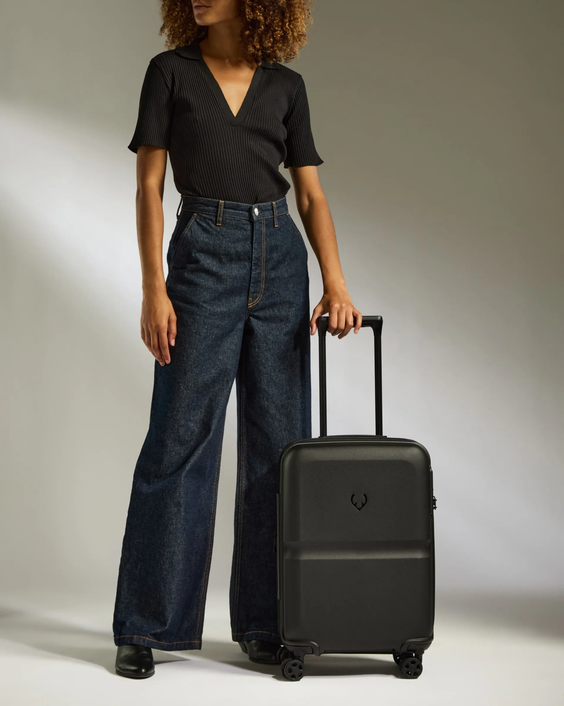 Expandable Carry-on Luggage in Black - Single Stripe sold by Antler product image thumbnail 2