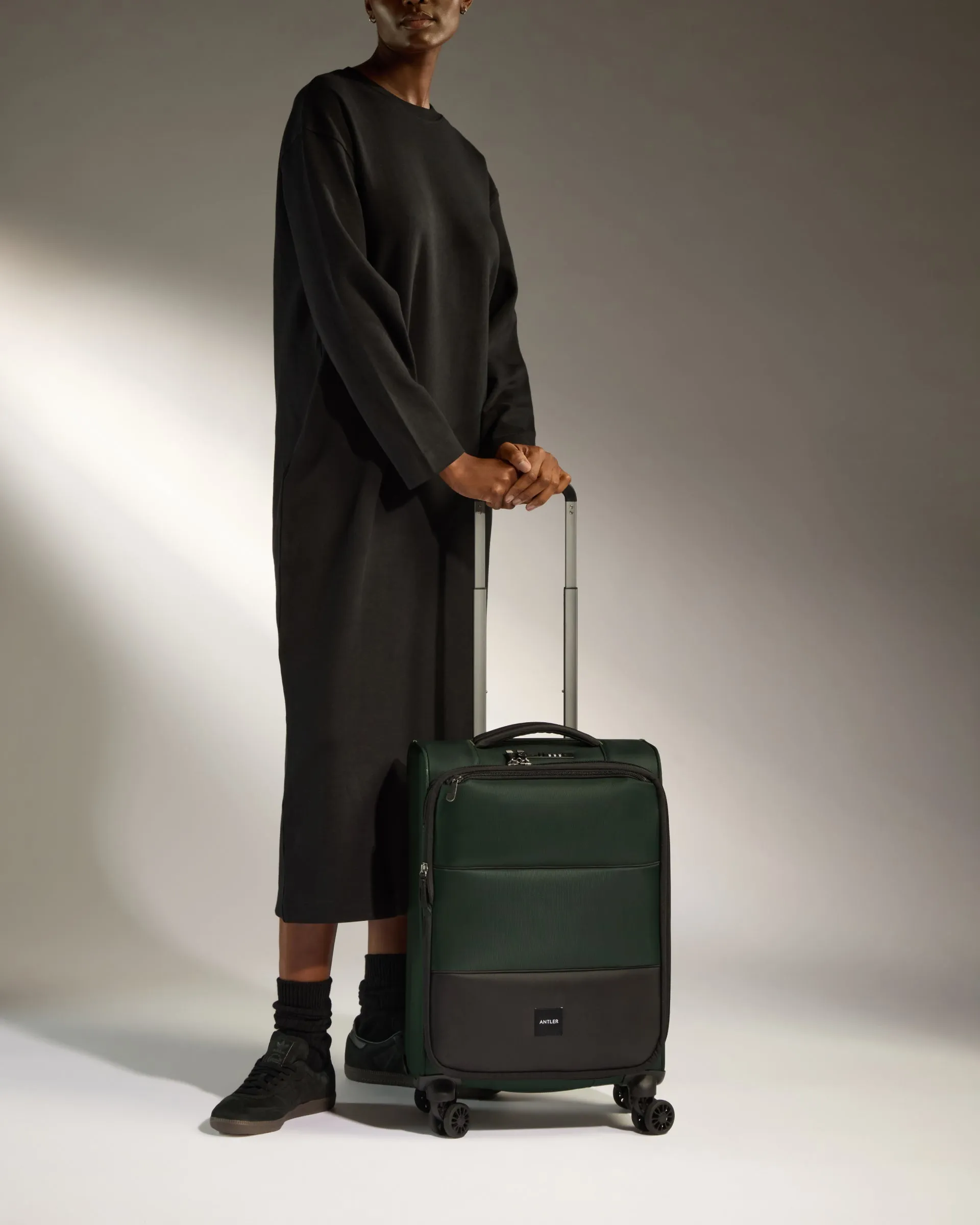 Lightest Expandable Carry-On in Antler Green - Soft Stripe sold by Antler product image thumbnail 2