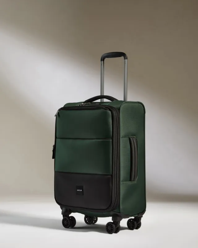Lightest Expandable Carry-On in Antler Green - Soft Stripe sold by Antler