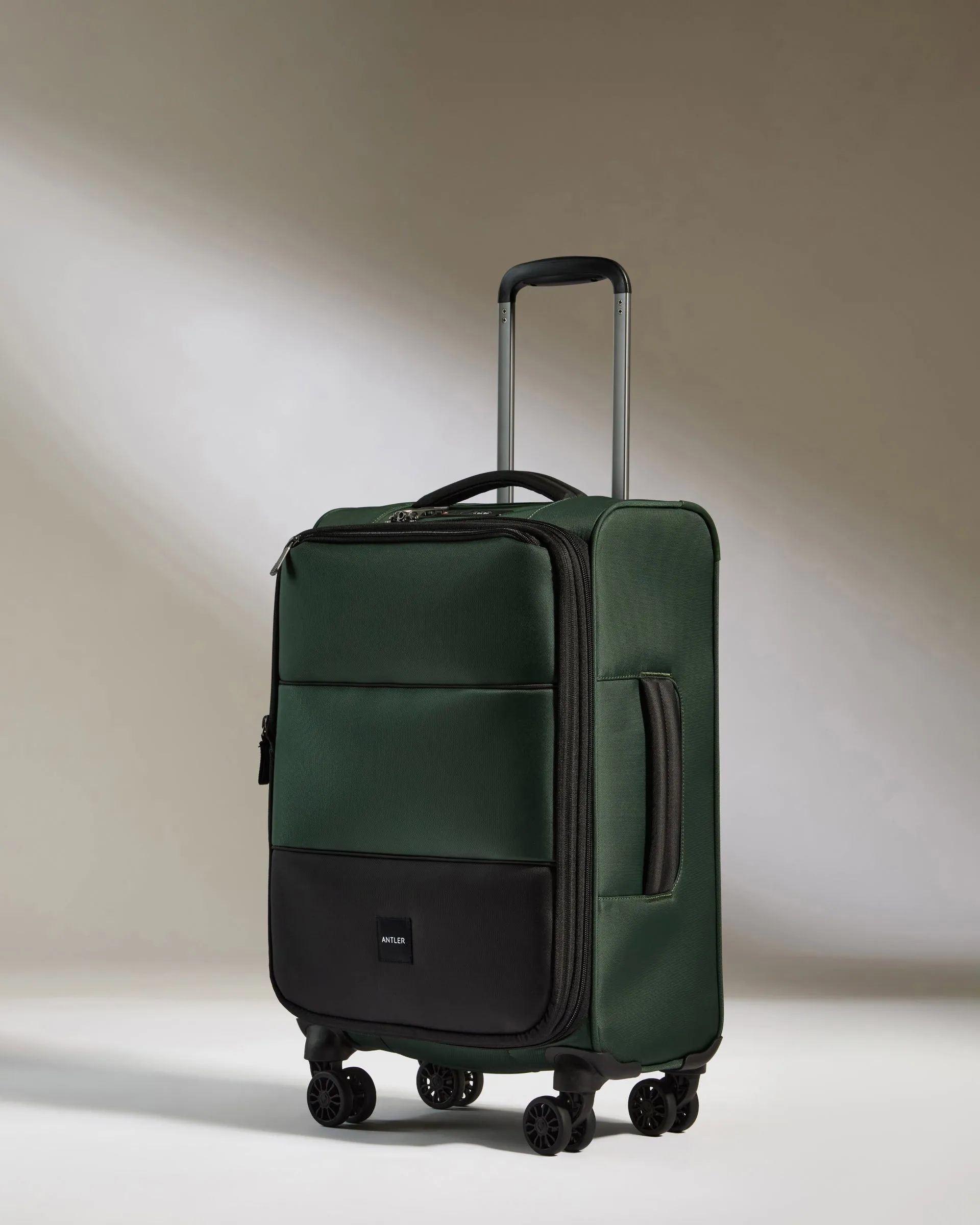 Lightest Expandable Carry-On in Antler Green - Soft Stripe sold by Antler