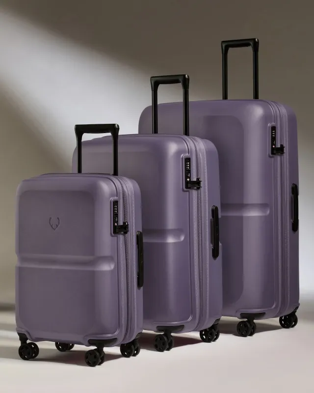 Expandable Carry-on Luggage Set in Thistle Purple - Single Stripe sold by Antler
