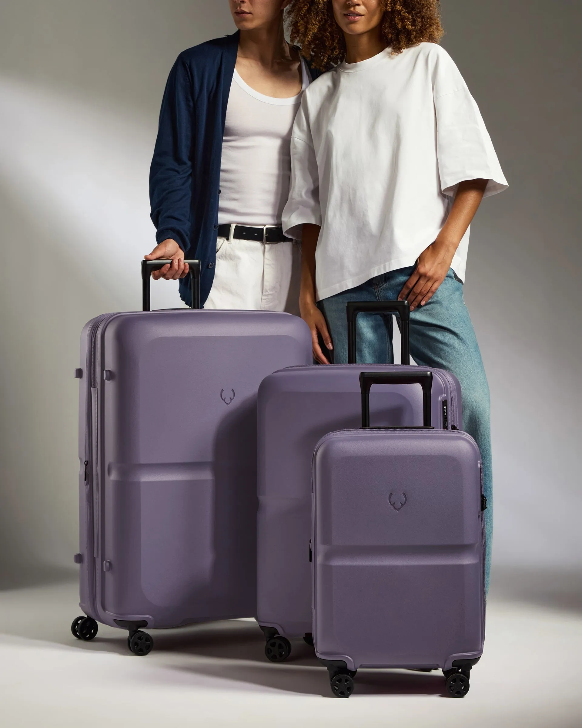 Expandable Carry-on Luggage Set in Thistle Purple - Single Stripe sold by Antler product image thumbnail 2