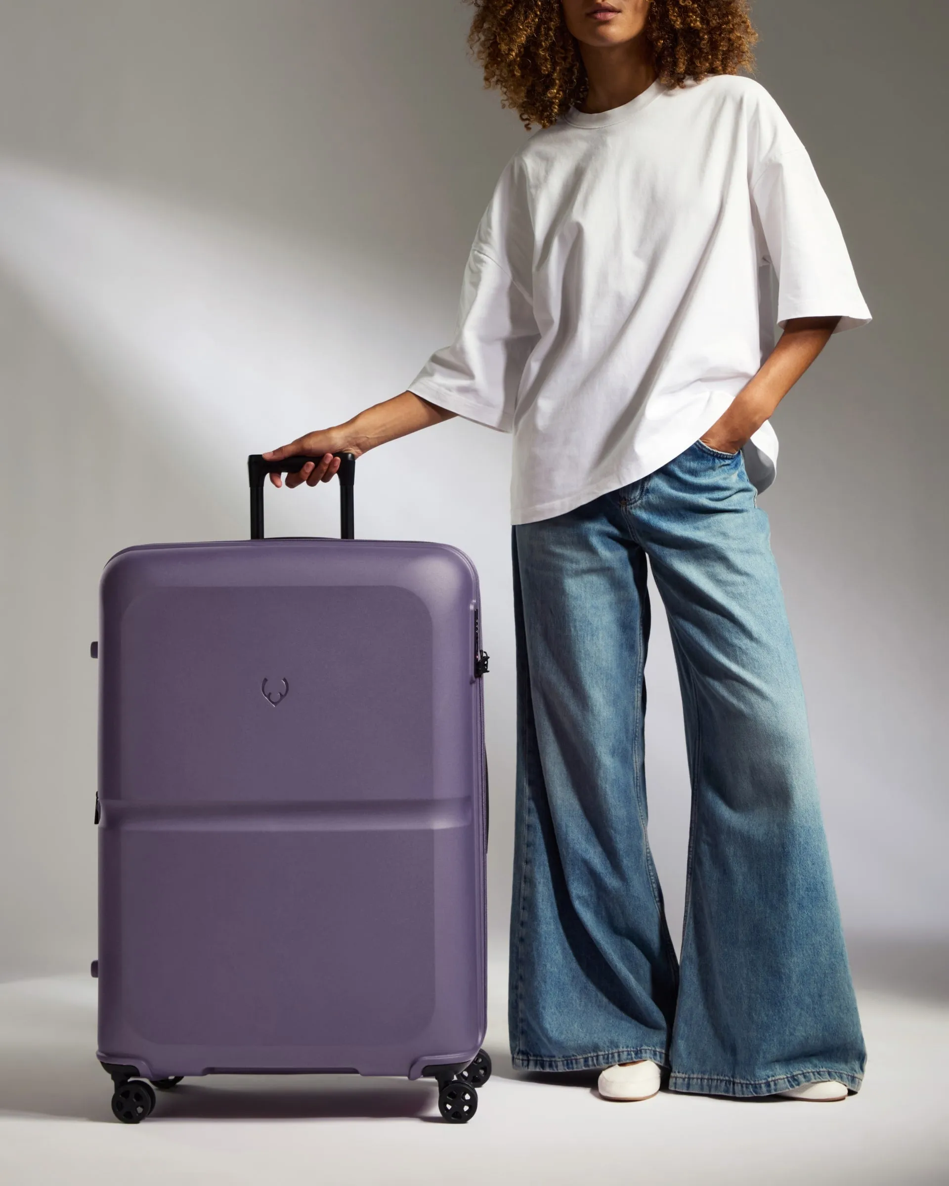 Large Luggage in Thistle Purple - Single Stripe sold by Antler product image thumbnail 3