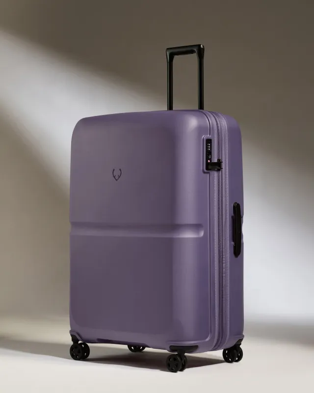 Large Luggage in Thistle Purple - Single Stripe sold by Antler