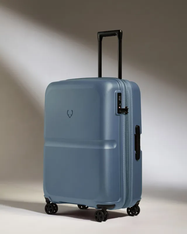 Medium Luggage in Cove Blue - Single Stripe sold by Antler