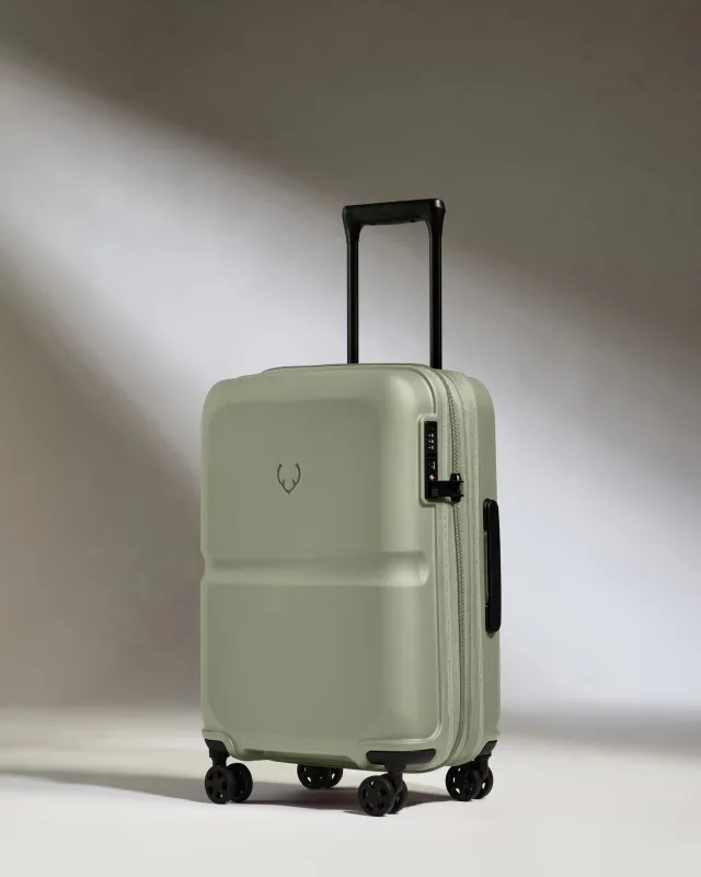Expandable Carry-on Luggage in Clover Green - Single Stripe sold by Antler