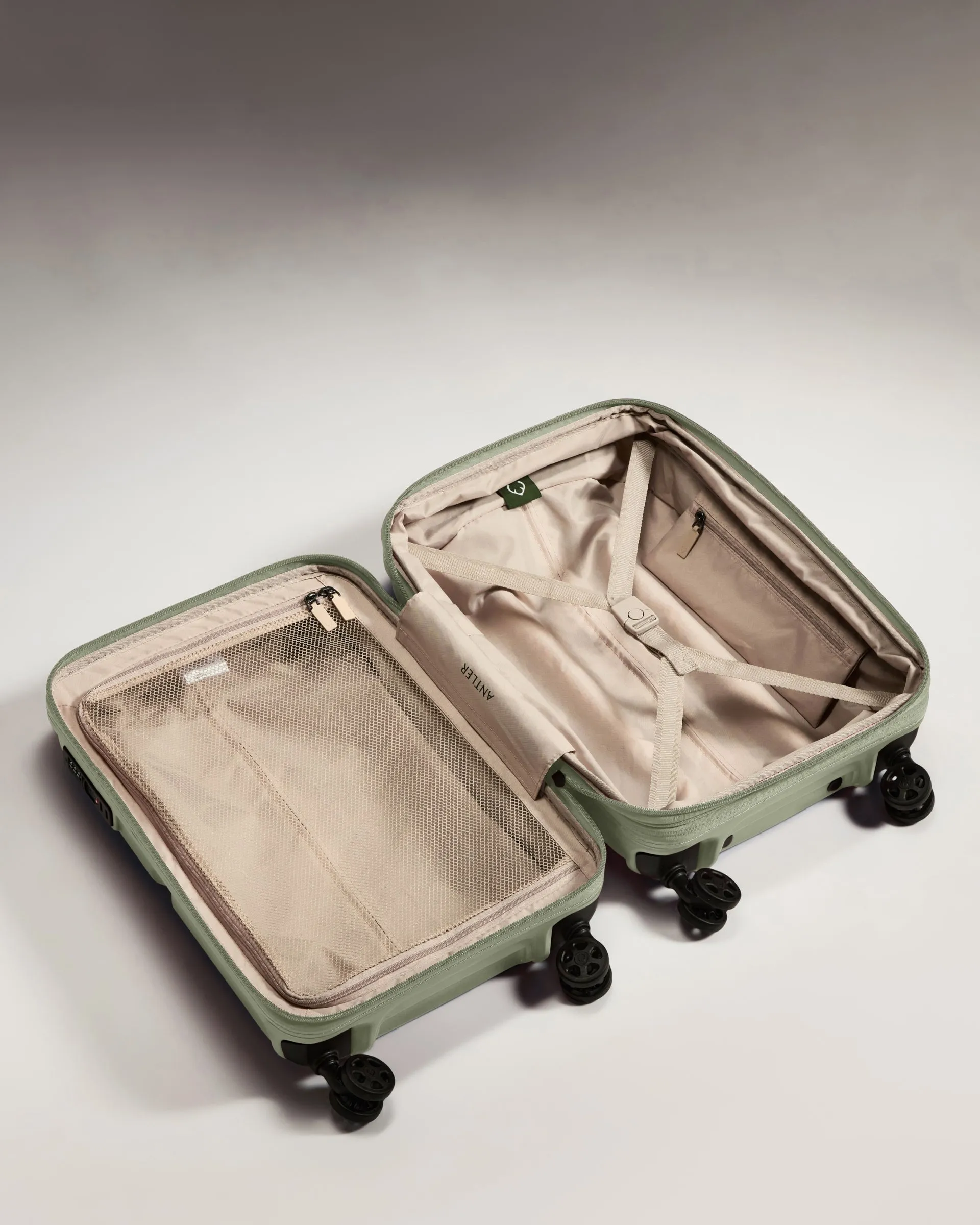 Expandable Carry-on Luggage in Clover Green - Single Stripe sold by Antler product image thumbnail 4