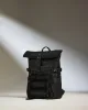 Discovery Roll Top Backpack in Black sold by Antler