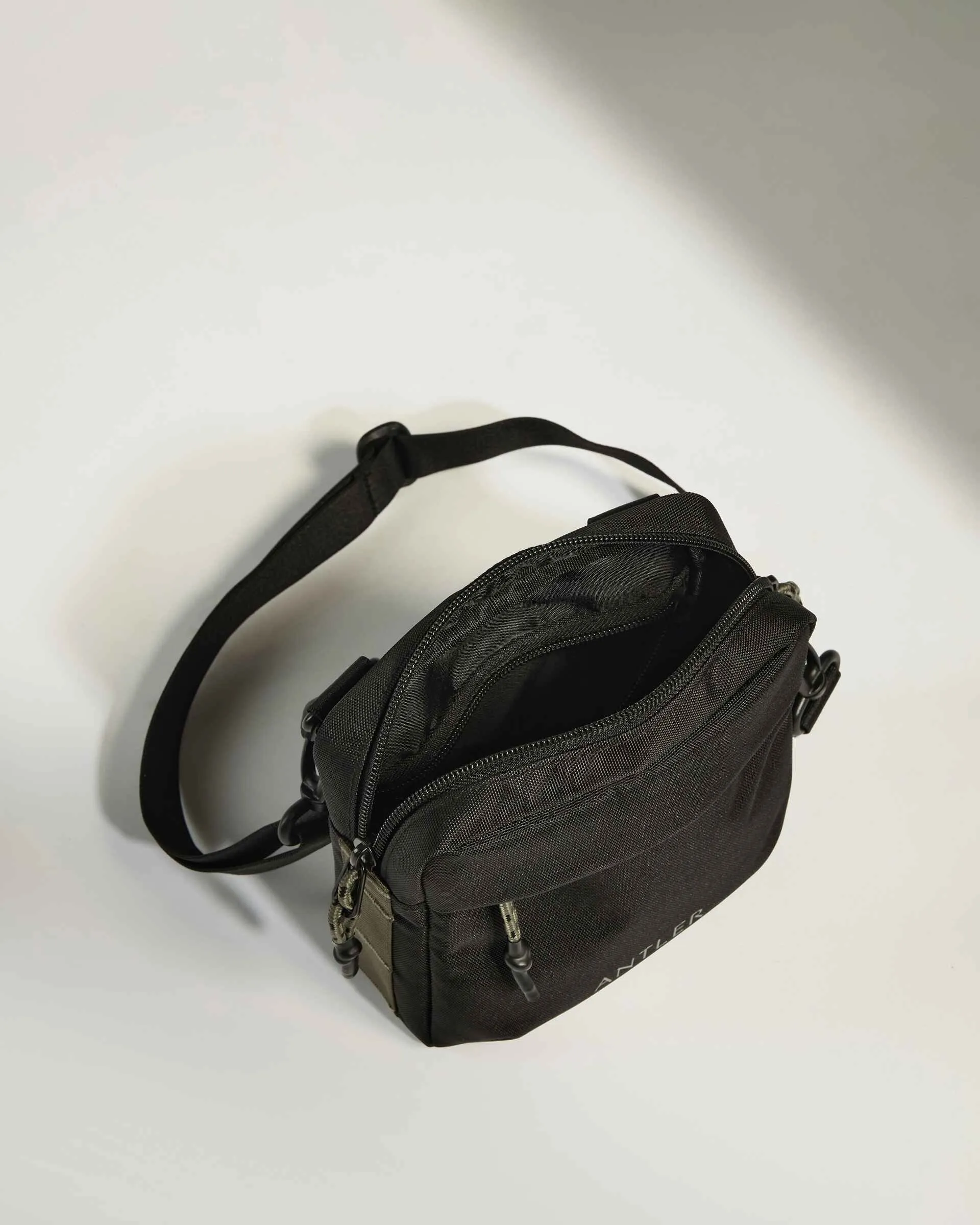 Discovery Crossbody Bag in Carbon Black sold by Antler product image thumbnail 4