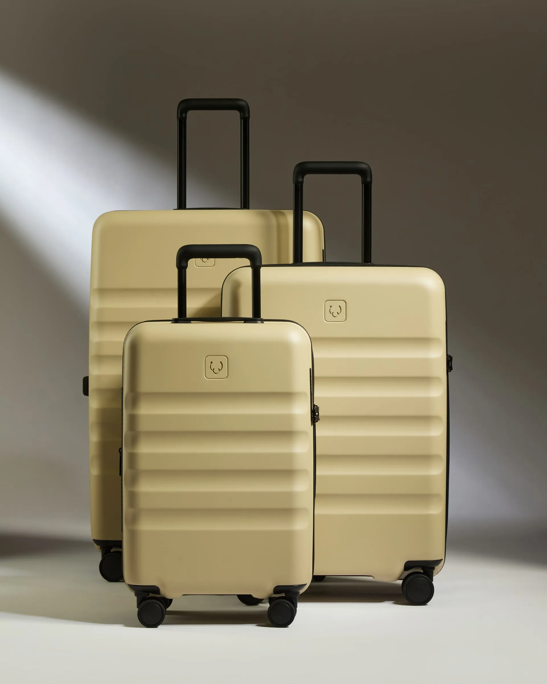 Expandable Carry-on Luggage Set in Dune Yellow - Icon Stripe sold by Antler product image thumbnail 2