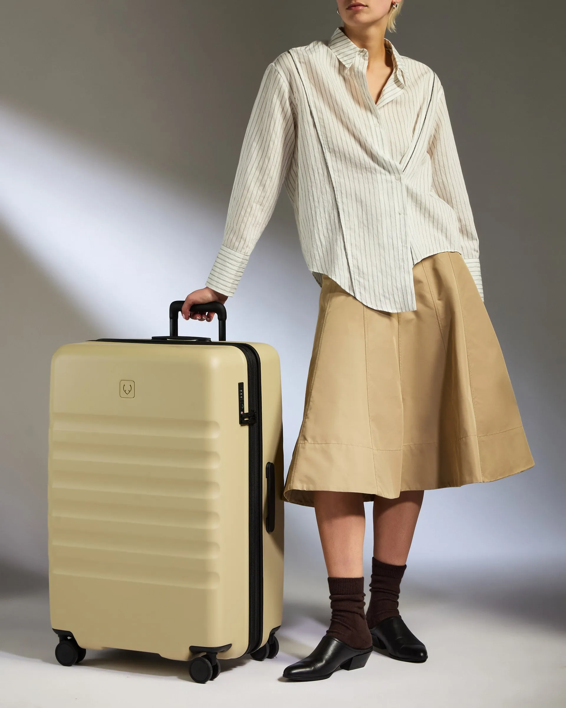 Large Luggage in Dune Yellow - Icon Stripe sold by Antler product image thumbnail 3