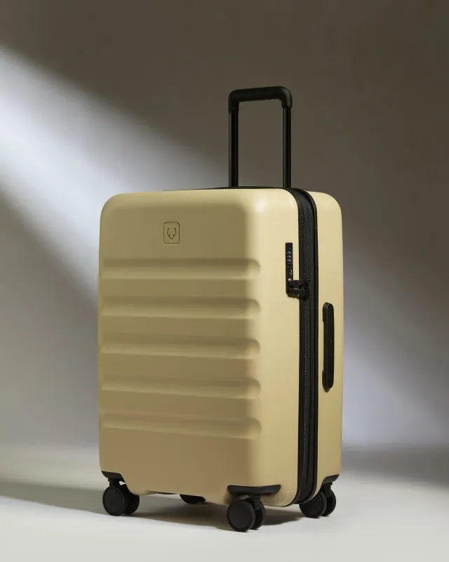 Medium Luggage in Dune Yellow - Icon Stripe sold by Antler