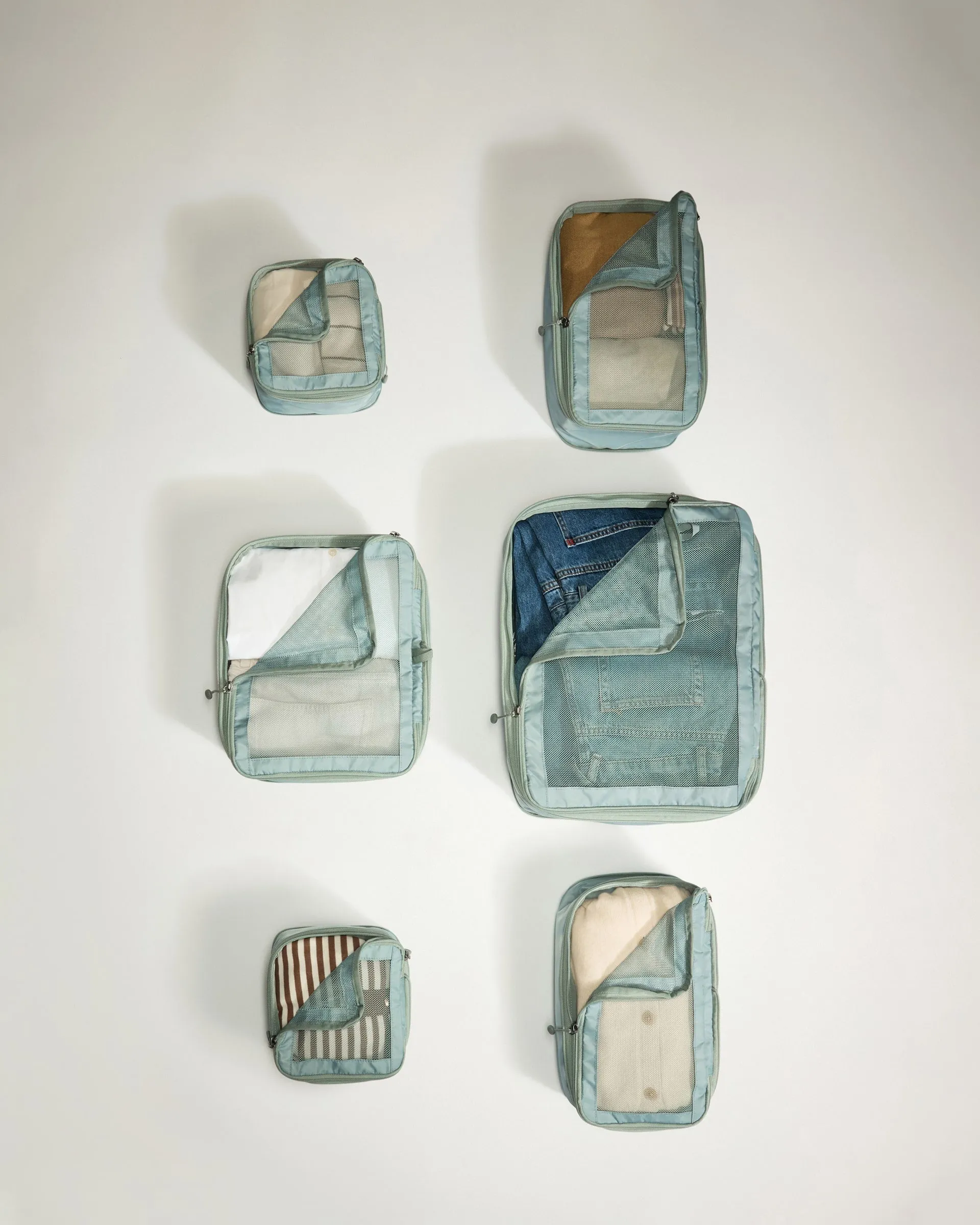 Packing Cubes in Mist Blue - Set of 6 sold by Antler product image thumbnail 3