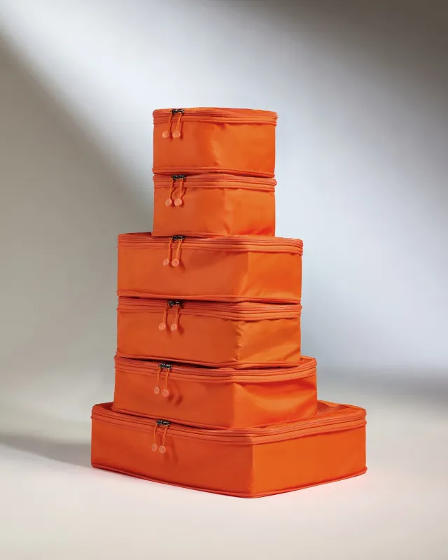 Packing Cubes in Coral - Set of 6 sold by Antler