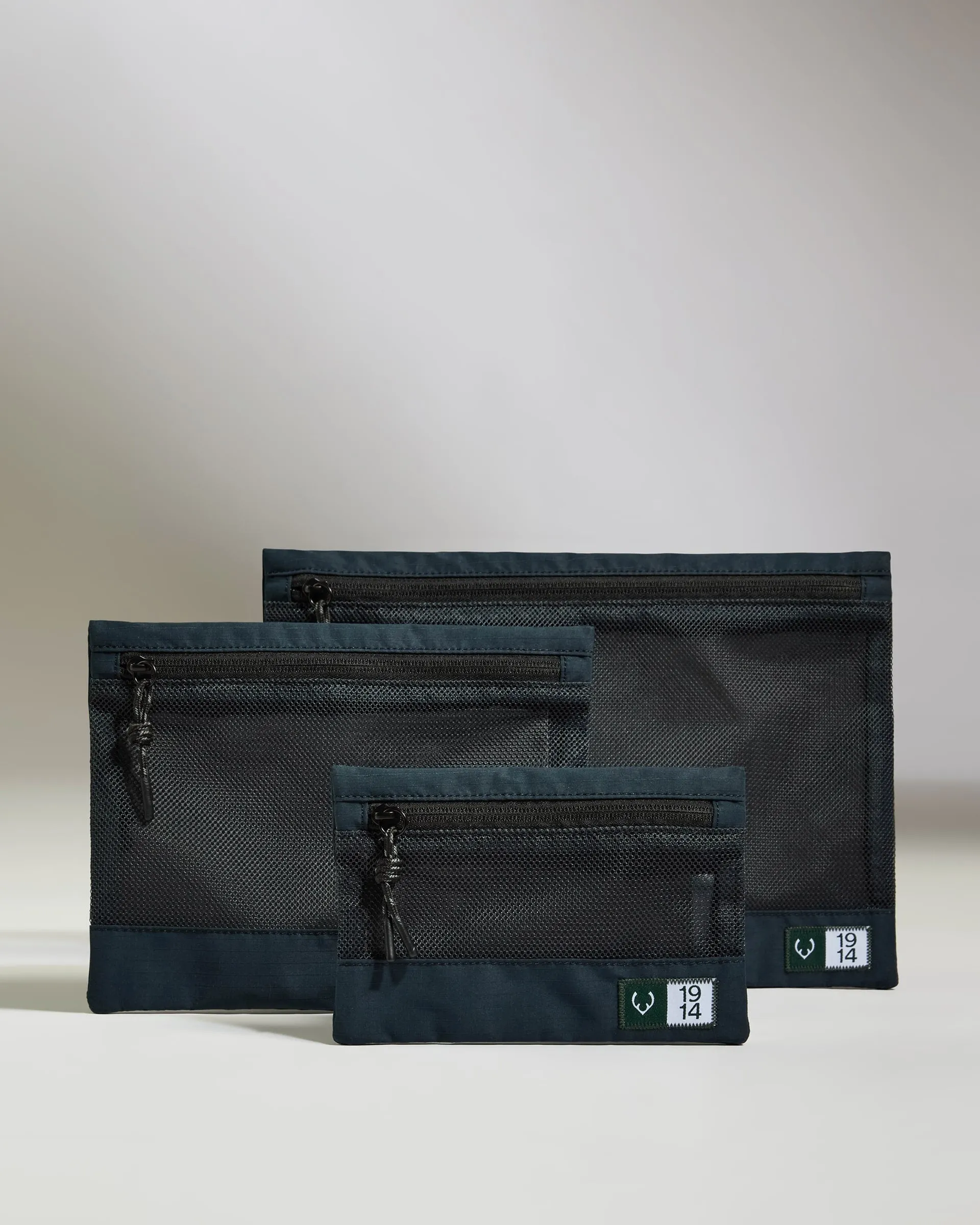 Essential Travel Pouches in Navy - Set of 3 sold by Antler product image thumbnail 2