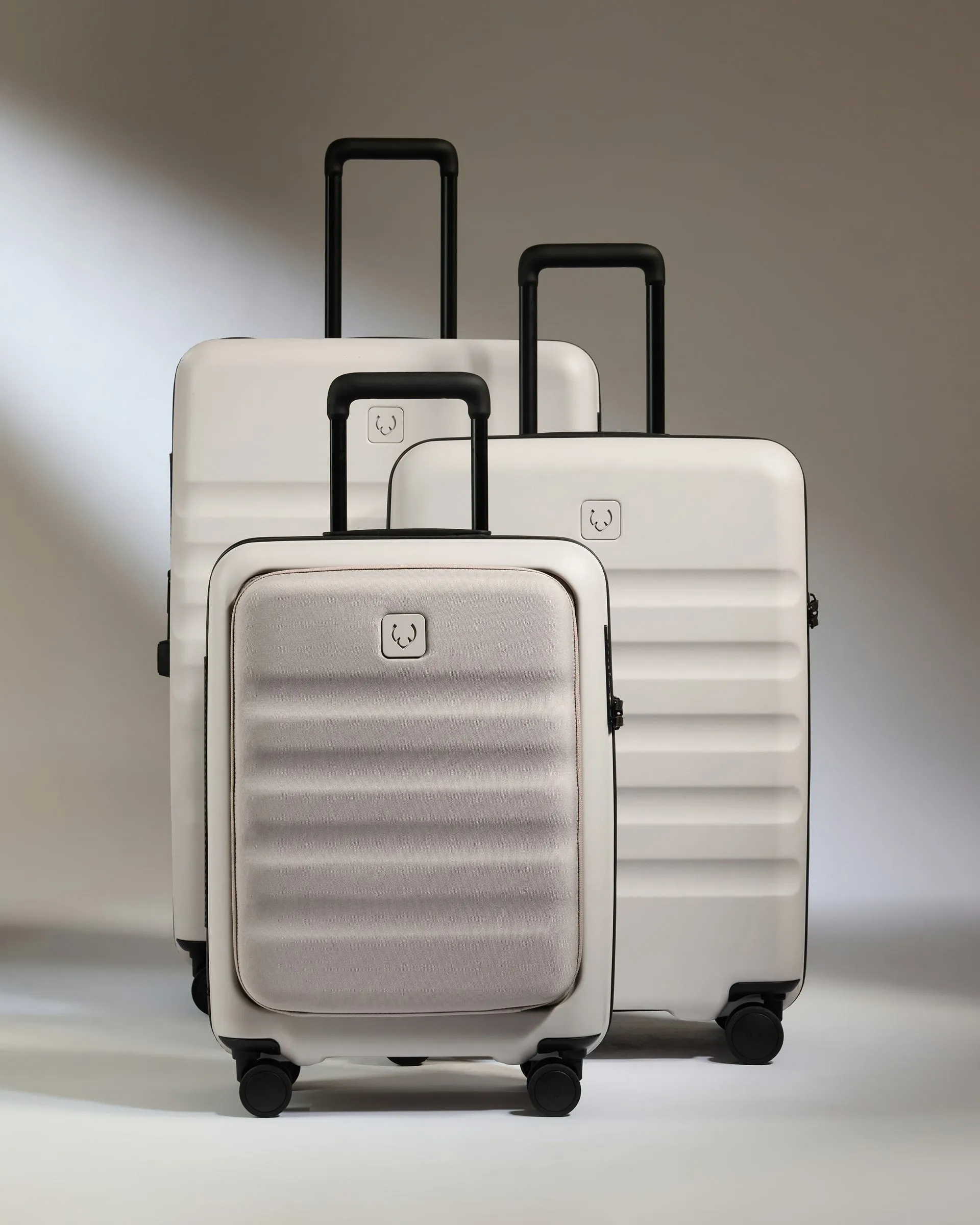 Carry-on with Pocket Luggage Set in Taupe - Icon Stripe sold by Antler product image thumbnail 2