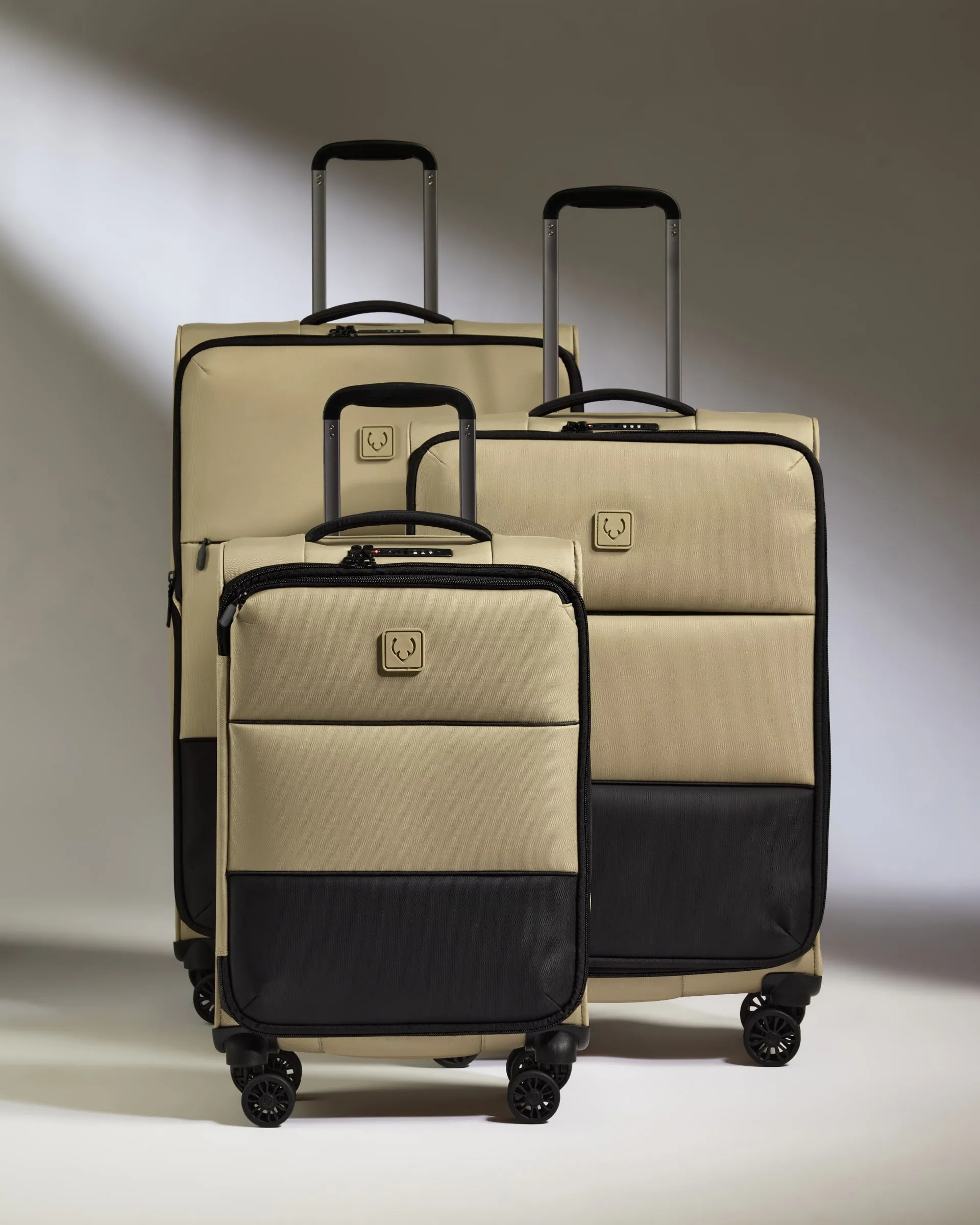 Lightest Expandable Carry-on Luggage Set in Sand - Soft Stripe 2.0 sold by Antler product image thumbnail 2