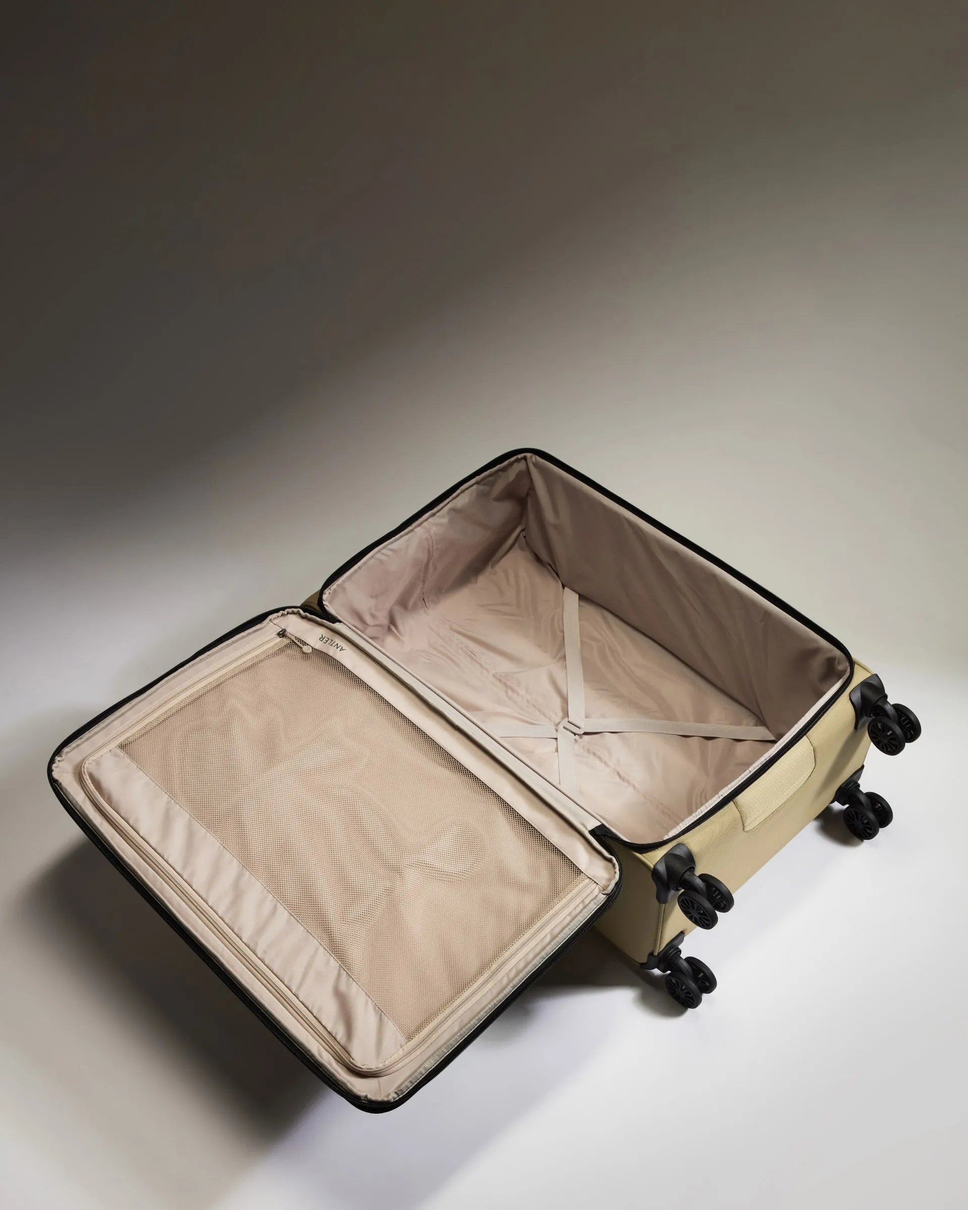 Lightest Large Luggage in Sand - Soft Stripe 2.0 sold by Antler product image thumbnail 3