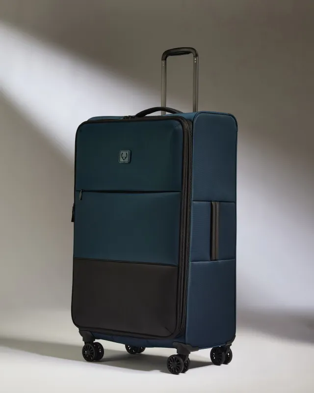 Lightest Large Luggage in Indigo Blue - Soft Stripe 2.0 sold by Antler