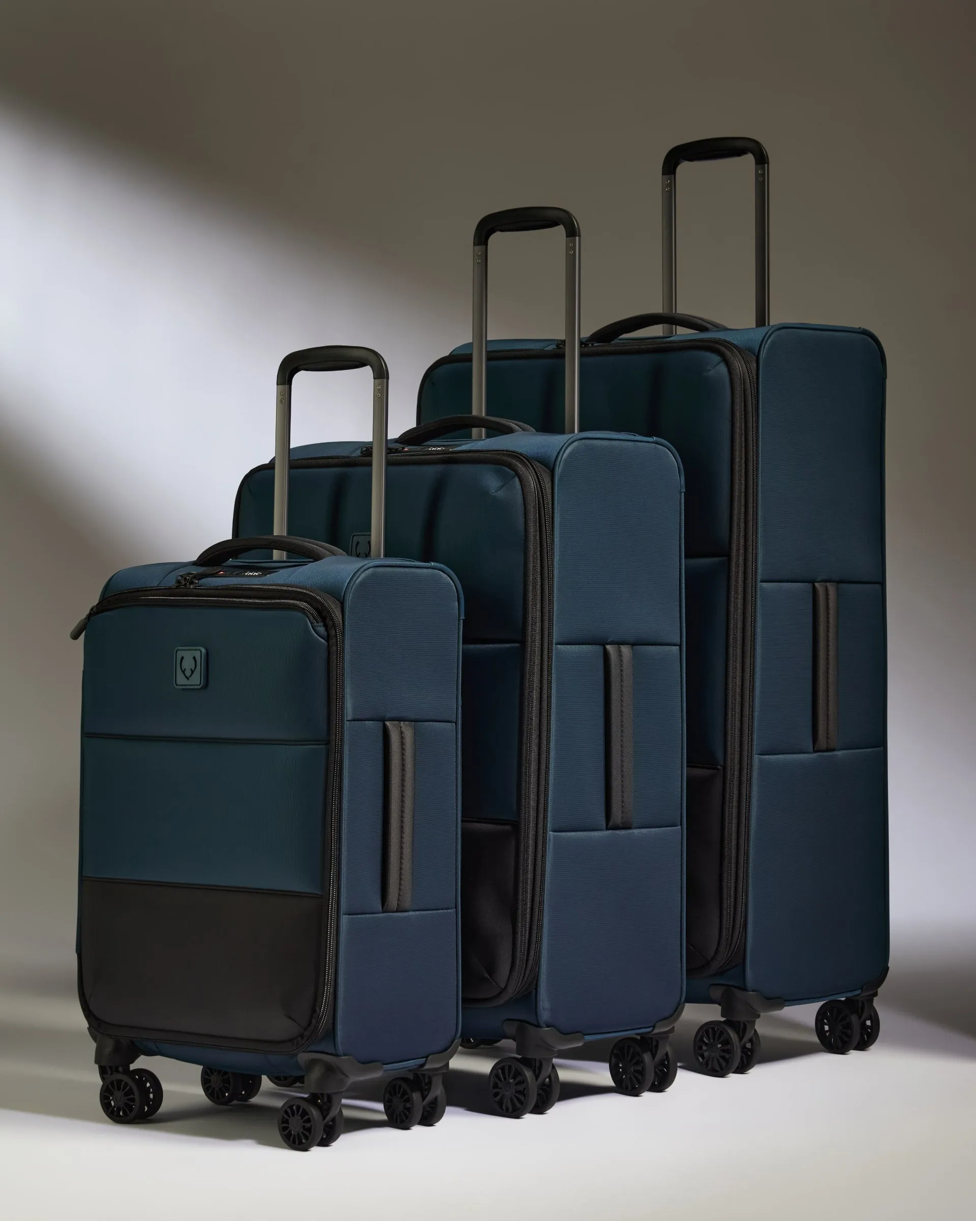 Lightest Expandable Carry-on Luggage Set in Indigo Blue - Soft Stripe 2.0 sold by Antler