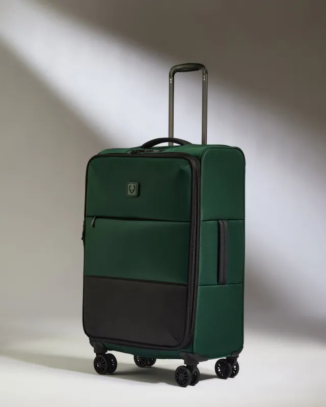 Lightest Medium Luggage in Antler Green - Soft Stripe 2.0 sold by Antler