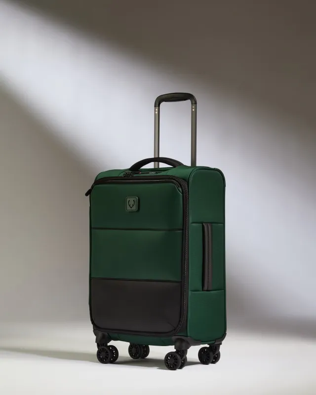Lightest Expandable Carry-on Luggage in Antler Green - Soft Stripe 2.0 sold by Antler